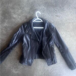 Mackage Women's Black Leather Jacket
